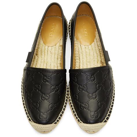 black and white gucci espadrilles|authentic gucci women espadrilles.